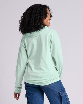 Pretreated JERZEES 363LH Classics Unisex Jersey Hood - Mint To Be - Back