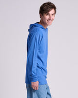 Pretreated JERZEES 363LH Classics Unisex Jersey Hood - Retro Heather Royal - Side