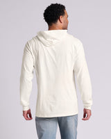 Pretreated JERZEES 363LH Classics Unisex Jersey Hood - Sweet Cream Heather - Back