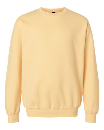 Pretreated Gildan SF000B Youth Softstyle Midweight Crewneck Sweatshirt - Yellow Haze