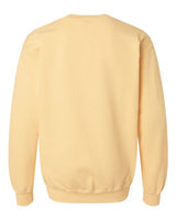 Pretreated Gildan SF000B Youth Softstyle Midweight Crewneck Sweatshirt - Yellow Haze - Back