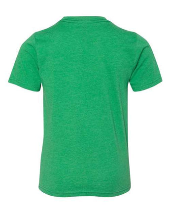 Pretreated Next Level 3312 Youth CVC Tee - Kelly Green - Back