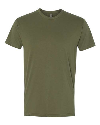 Pretreated Next Level 6410 Unisex Sueded Tee - Military Green