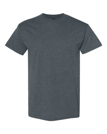 Pretreated Gildan 5000 Heavy Cotton T-Shirt - Dark Heather