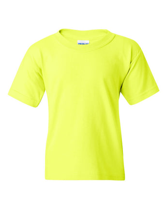 Pretreated Gildan 5000B Youth Heavy Cotton T-Shirt - Safety Green
