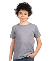 Pretreated Next Level 3310 Youth Cotton T-Shirt - Heather Grey