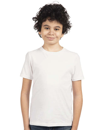 Pretreated Next Level 3310 Youth Cotton T-Shirt - White