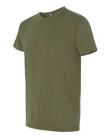 Pretreated Next Level 6410 Unisex Sueded Tee - Military Green - Side