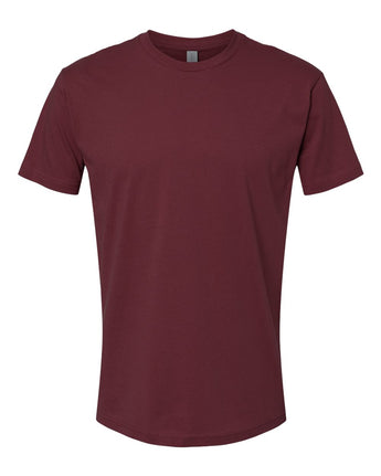 Pretreated Next Level 3600 Unisex Cotton Short Sleeve Crew - Maroon