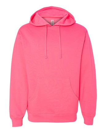 Pretreated Independent Trading Co. SS4500 Unisex Midweight Hooded Sweatshirt - Neon Pink