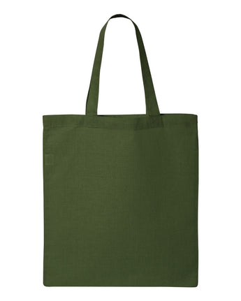 Pretreated Q-Tees QTB Economical Tote - Forest