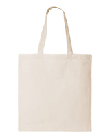 Pretreated Q-Tees QTB Economical Tote - Natural