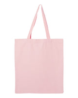 Pretreated Q-Tees Q800 Promotional Tote - Light Pink