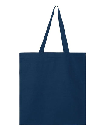 Pretreated Q-Tees Q800 Promotional Tote - Navy