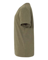 Pretreated Next Level 3312 Youth CVC Tee - Military Green - Side
