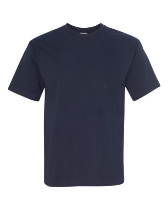 Pretreated Bayside 5040 Unisex USA-Made Midweight T-Shirt - Dark Navy