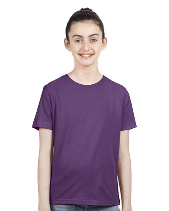 Pretreated Next Level 3310 Youth Cotton T-Shirt - Purple Rush