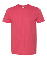 Pretreated Gildan 64000 Softstyle T-Shirt - Heather Red