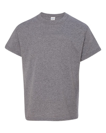 Pretreated Gildan 5000B Youth Heavy Cotton T-Shirt - Graphite Heather