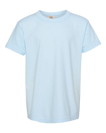 Pretreated Comfort Colors 9018 Youth Garment-Dyed Heavyweight T-Shirt - Chambray