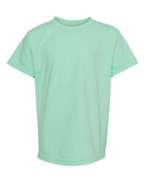 Pretreated Comfort Colors 9018 Youth Garment-Dyed Heavyweight T-Shirt - Island Green