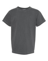 Pretreated Comfort Colors 9018 Youth Garment-Dyed Heavyweight T-Shirt - Pepper