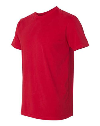 Pretreated Next Level 6410 Unisex Sueded Tee - Red - Side