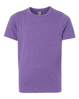 Pretreated Next Level 3312 Youth CVC Tee - Purple Rush