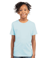 Pretreated Next Level 3310 Youth Cotton T-Shirt - Light Blue