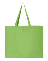 Pretreated Q-Tees Q600 25L Jumbo Tote - Lime