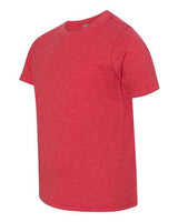 Pretreated Next Level 3312 Youth CVC Tee - Red - Side