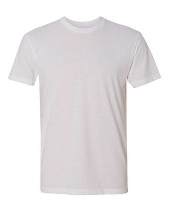 Pretreated Next Level 6410 Unisex Sueded Tee - White