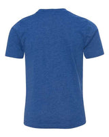 Pretreated Next Level 3312 Youth CVC Tee - Royal - Back