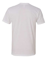 Pretreated Next Level 6410 Unisex Sueded Tee - White - Back
