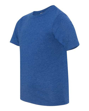 Pretreated Next Level 3312 Youth CVC Tee - Royal - Side