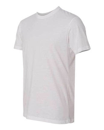 Pretreated Next Level 6410 Unisex Sueded Tee - White - Side