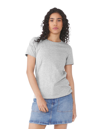 Pretreated BELLA+CANVAS 6400CVC Women's Relaxed CVC Jersey Tee - Athletic Heather