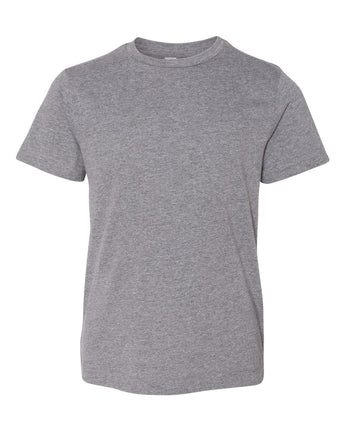 Pretreated LAT 6101 Youth Fine Jersey Tee - Granite Heather
