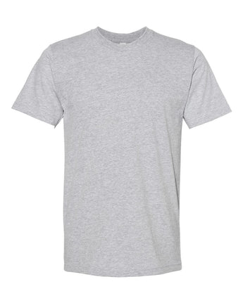Pretreated American Apparel 2001 Unisex Fine Jersey Tee - Heather Grey