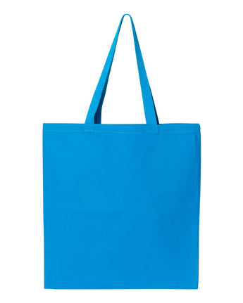 Pretreated Q-Tees Q800 Promotional Tote - Sapphire