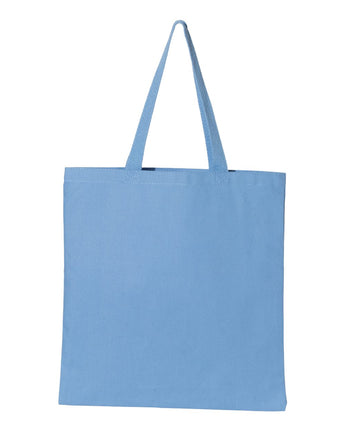 Pretreated Q-Tees Q800 Promotional Tote - Carolina Blue