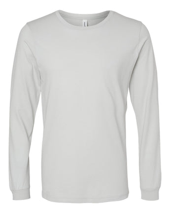 Pretreated BELLA+CANVAS 3501 Unisex Jersey Long Sleeve Tee - Silver