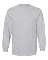 Pretreated American Apparel 1304 Unisex Heavyweight Cotton Long Sleeve Tee - Heather Grey