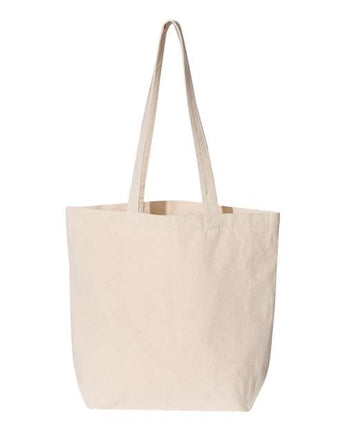 Pretreated Liberty Bags 8866 Large Canvas Tote - Natural