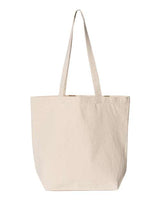 Pretreated Liberty Bags 8866 Large Canvas Tote - Natural - Back