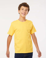Pretreated M&O 4850 Youth Gold Soft Touch T-Shirt - Yellow