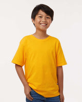 Pretreated M&O 4850 Youth Gold Soft Touch T-Shirt - Gold