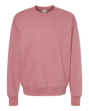 Pretreated Hanes F260 Unisex Ultimate Cotton Crewneck Sweatshirt - Mauve