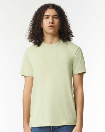 Pretreated American Apparel 2001CVC Unisex CVC Tee - Heather Cucumber