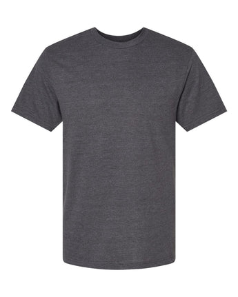 Pretreated American Apparel 2001CVC Unisex CVC Tee - Heather Charcoal